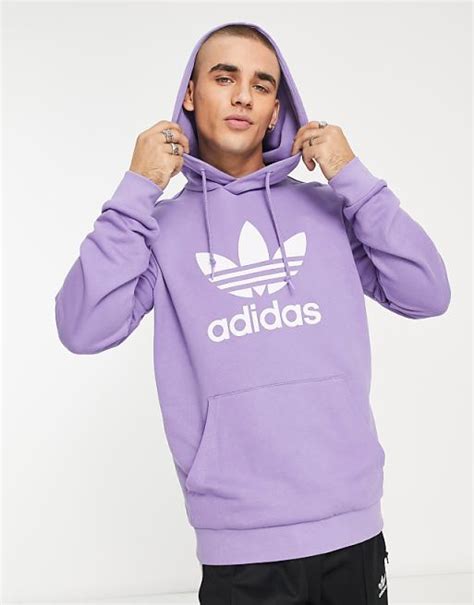 adidas Originals – adicolor – Kapuzenpullover in Flieder 